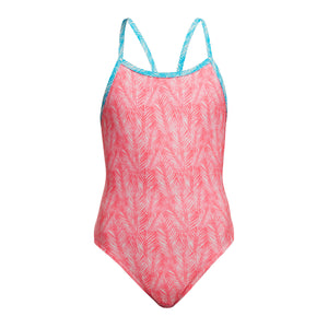 Girl's Single Strap One Piece Sweet Releaf