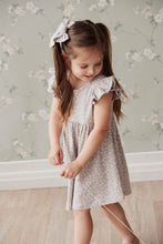 Load image into Gallery viewer, Organic Cotton Ada Dress - Rosalie  Field Raindrop
