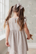 Load image into Gallery viewer, Organic Cotton Ada Dress - Rosalie  Field Raindrop
