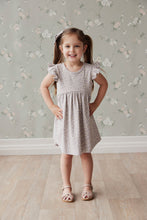 Load image into Gallery viewer, Organic Cotton Ada Dress - Rosalie  Field Raindrop
