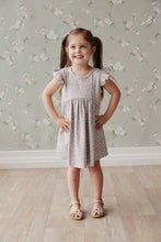 Load image into Gallery viewer, Organic Cotton Ada Dress - Rosalie  Field Raindrop
