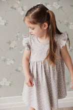 Load image into Gallery viewer, Organic Cotton Ada Dress - Rosalie  Field Raindrop
