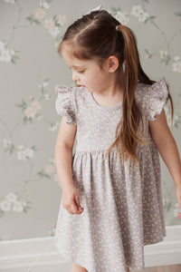 Organic Cotton Ada Dress - Rosalie  Field Raindrop