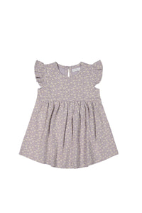 Organic Cotton Ada Dress - Rosalie  Field Raindrop