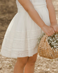 dahlia dress - white