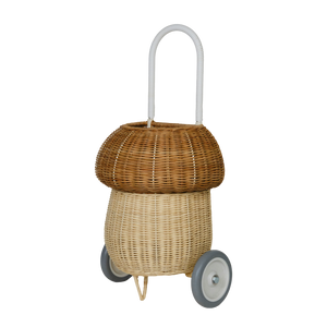 Rattan Mushroom Luggy - Natural