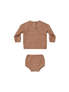 bailey knit set || heathered clay