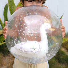 Load image into Gallery viewer, 3D Inflatable Beach Ball Princess Swan Multi
