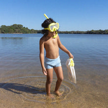 Load image into Gallery viewer, Kids Snorkel Set Medium The Sea Kids Yellow
