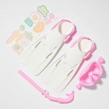 Load image into Gallery viewer, Kids Snorkel Set Medium Summer Sherbet Pink
