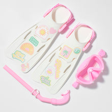 Load image into Gallery viewer, Kids Snorkel Set Medium Summer Sherbet Pink
