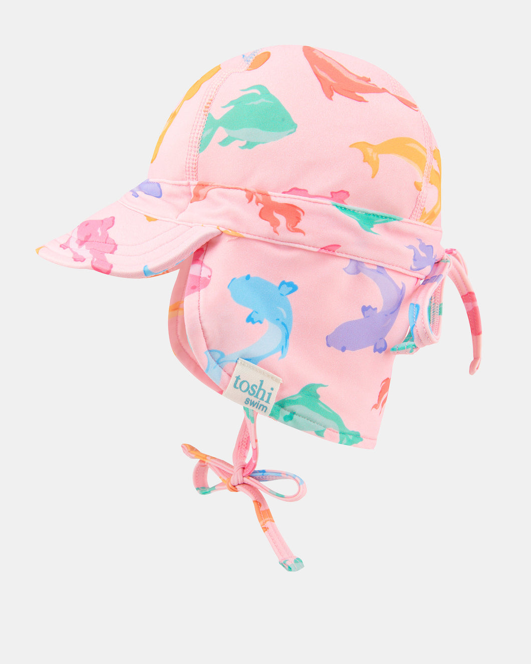 Swim Baby Flap Cap Classic Dishy Fishy