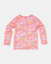 Load image into Gallery viewer, Swim Kids Rashie L/S Half Zip Classic Island Dreaming
