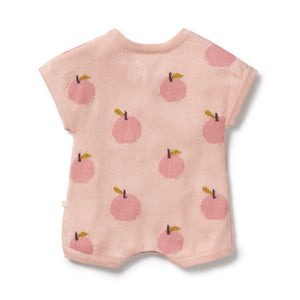 Just Peachy Organic Knitted Growsuit