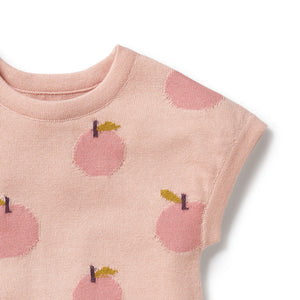 Just Peachy Organic Knitted Growsuit