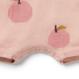 Just Peachy Organic Knitted Growsuit