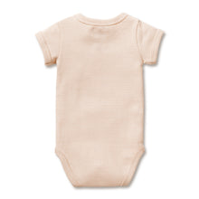 Load image into Gallery viewer, Organic Stripe Rib Bodysuit - Dusk
