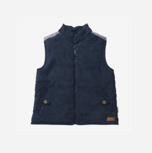 Load image into Gallery viewer, Boys Cooper Puffer Vest - Navy Corduroy
