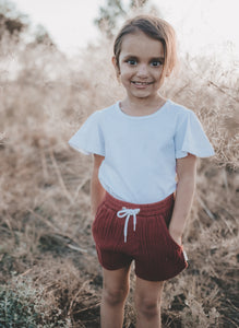 Casual Short - Auburn Red