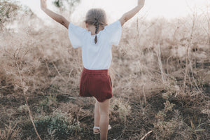 Casual Short - Auburn Red