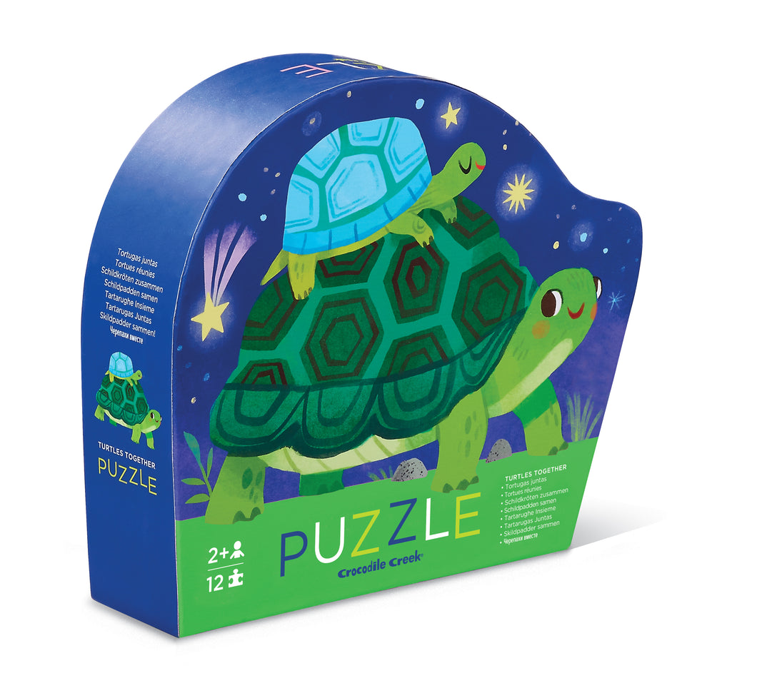 Mini Puzzle 12 pc - Turtles Together