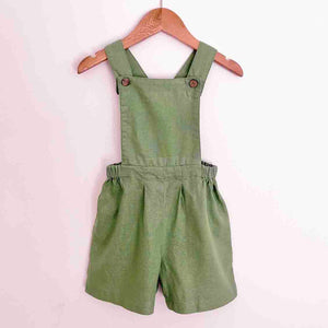 Christmas Khaki Green Tailored Unisex Overalls