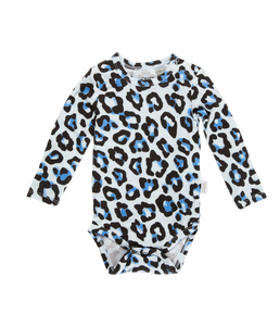 Bodysuit- Blue Leopard